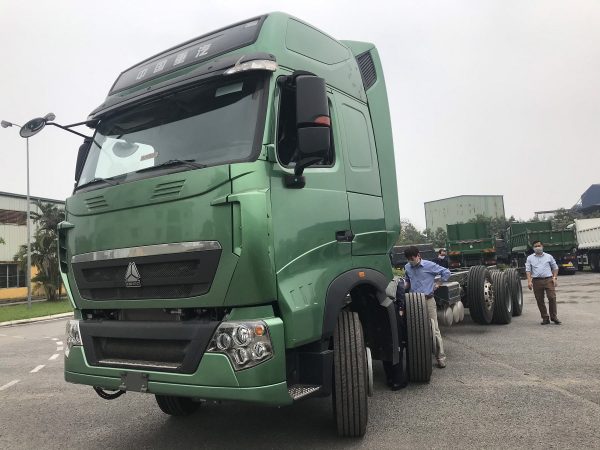 TMT Motors Hà Nội Xe howo 5 chân thùng cabin A7