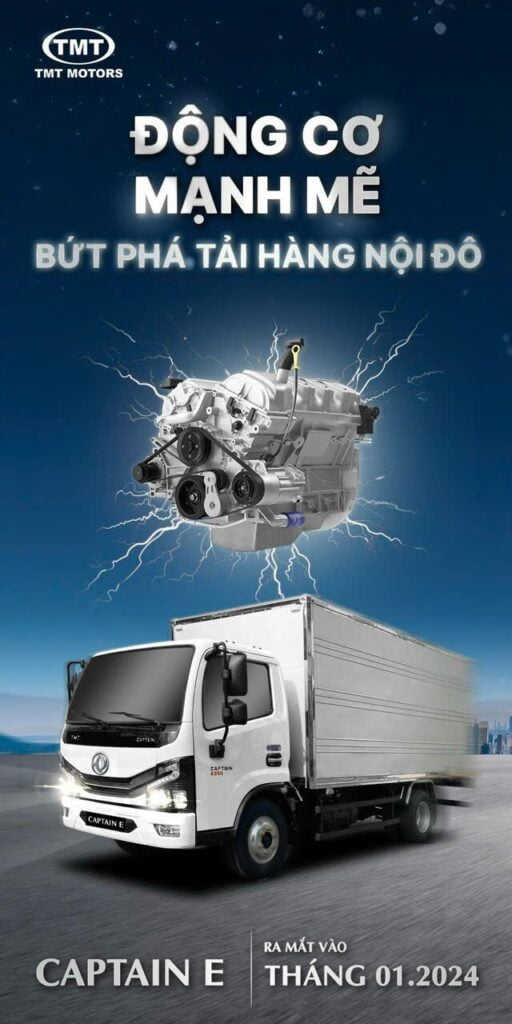 Xe Tải 2 Tấn 5 Tmt E250 Captain Thùng Kín