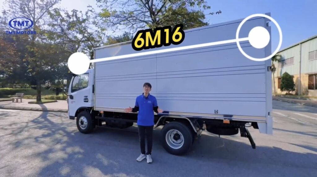 Xe Tải 3 Tấn 5 Tmt E350 Captain Thùng Kín