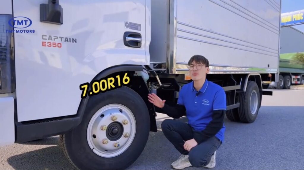 Xe Tải 3 Tấn 5 Tmt E350 Captain Thùng Kín