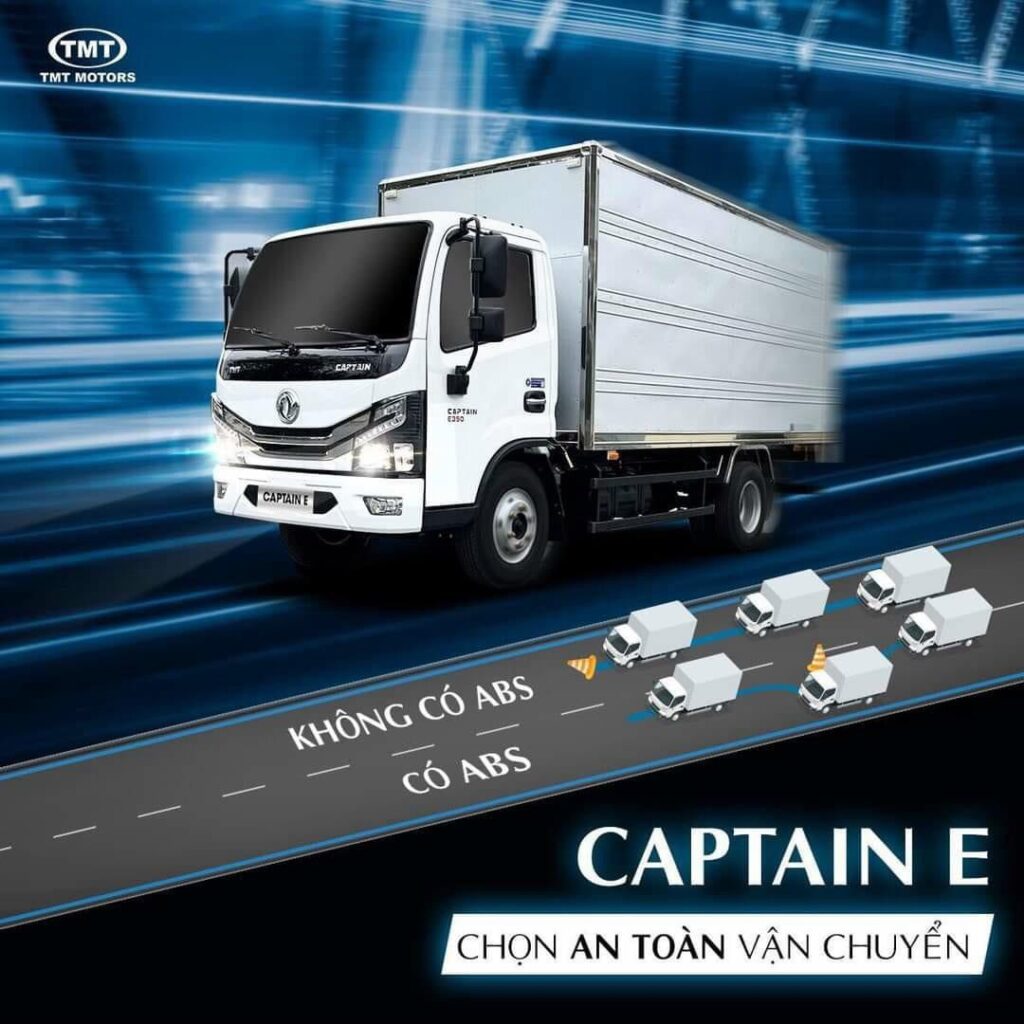 Xe Tải 2 Tấn 5 Tmt E250 Captain Thùng Kín